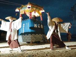 【岡山県】笠岡諸島 伝統行事 島の盆 白石踊鑑賞・体験ツアー イメージ