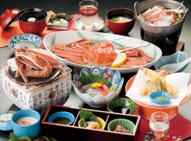 【鳥取県】かに会席料理と倉吉町並み食べ歩き はわい温泉日帰りの旅 イメージ