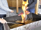 わら焼き
